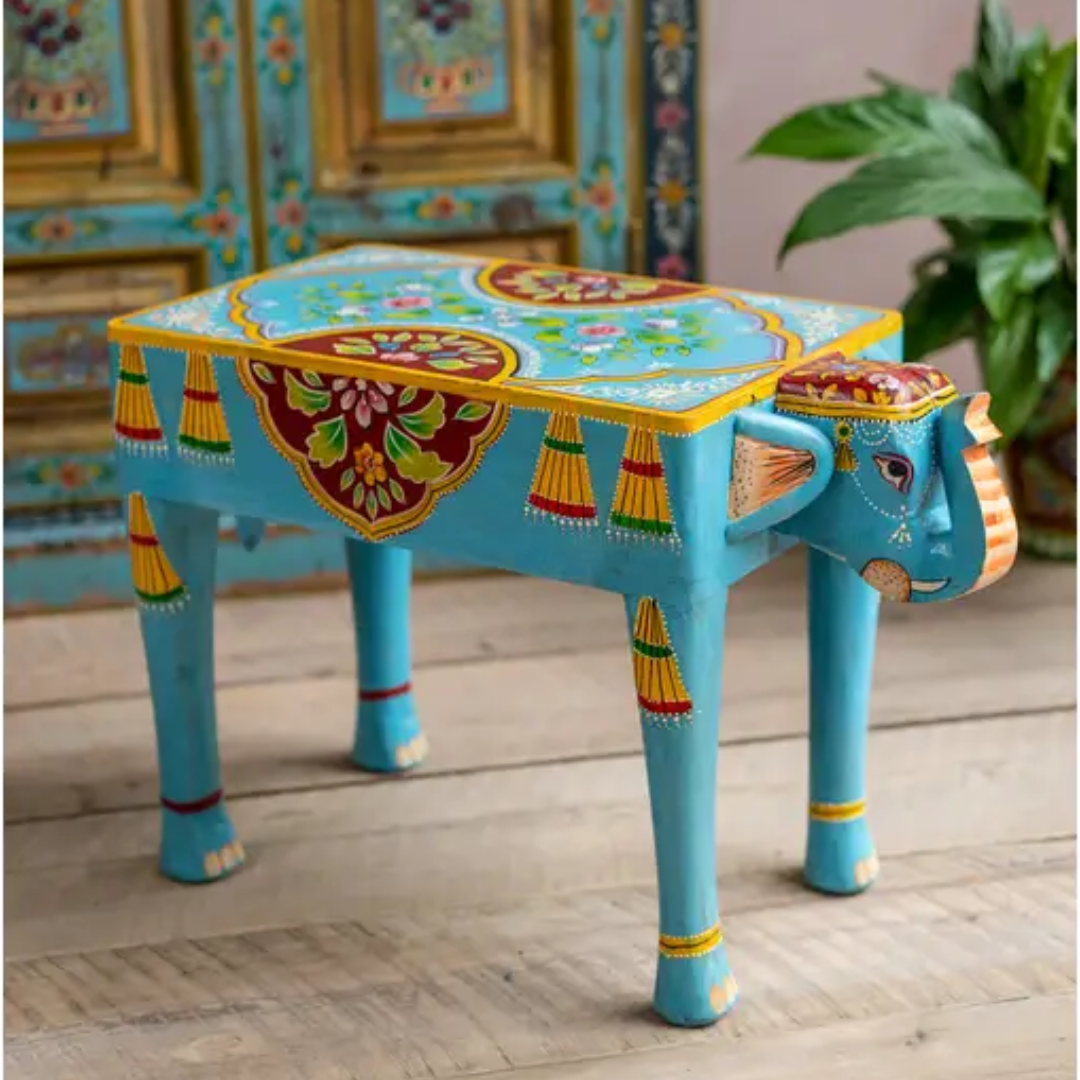 Hand Painted Gaja Table
