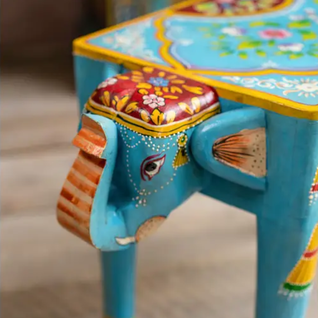 Hand Painted Gaja Table