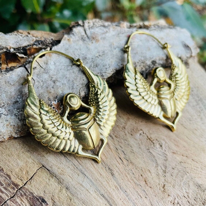 Scarab Beetle Earrings