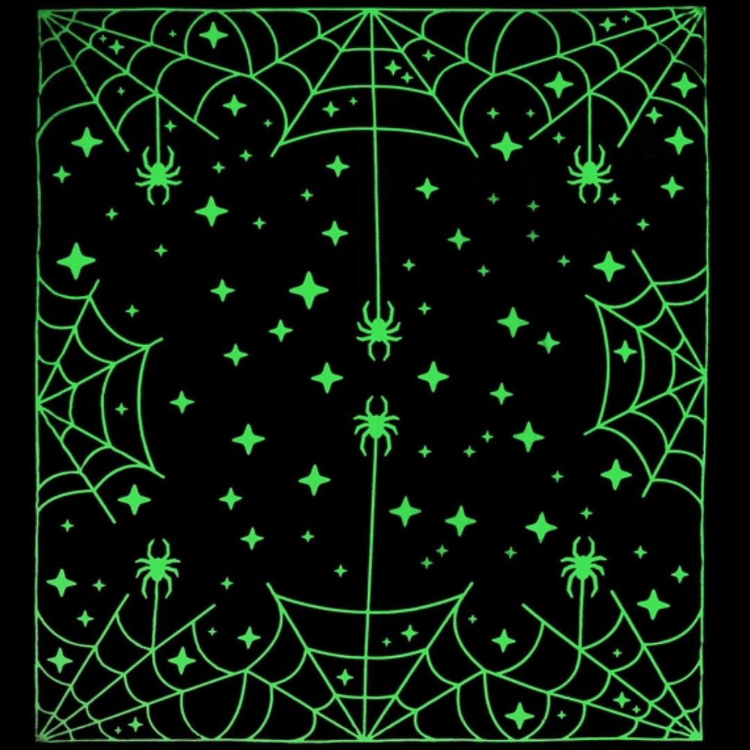 Spider Space Glow Blanket