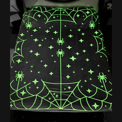 Spider Space Glow Blanket