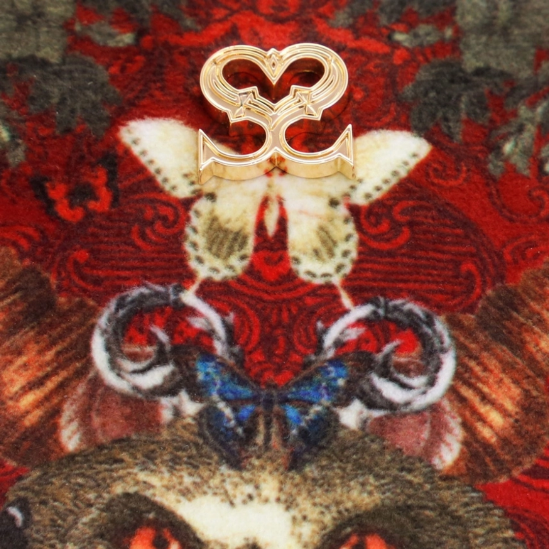 Colonial Ceylon Red Velvet Crossbody Bag