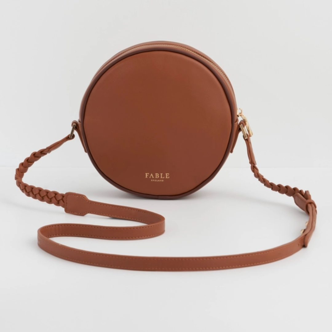 Bumble Bee Tan Circle Purse