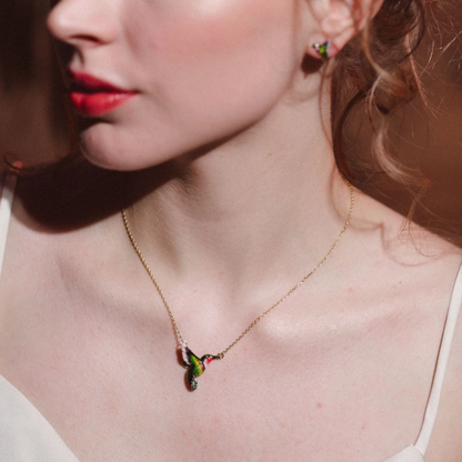 Hummingbird Pendant Necklace