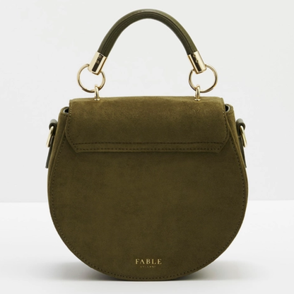 Meadow Scene Embroidered Saddle Bag