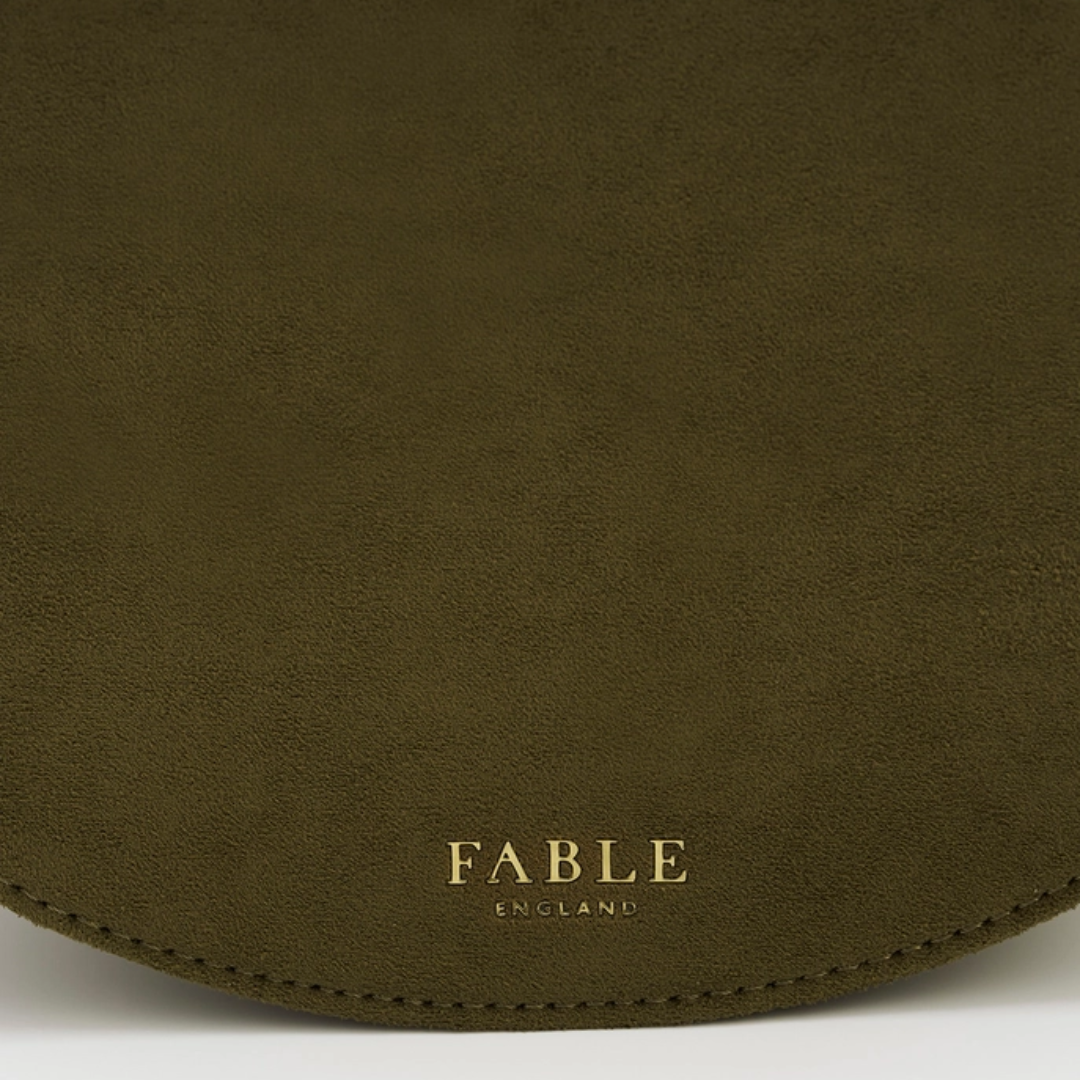 Meadow Scene Embroidered Saddle Bag