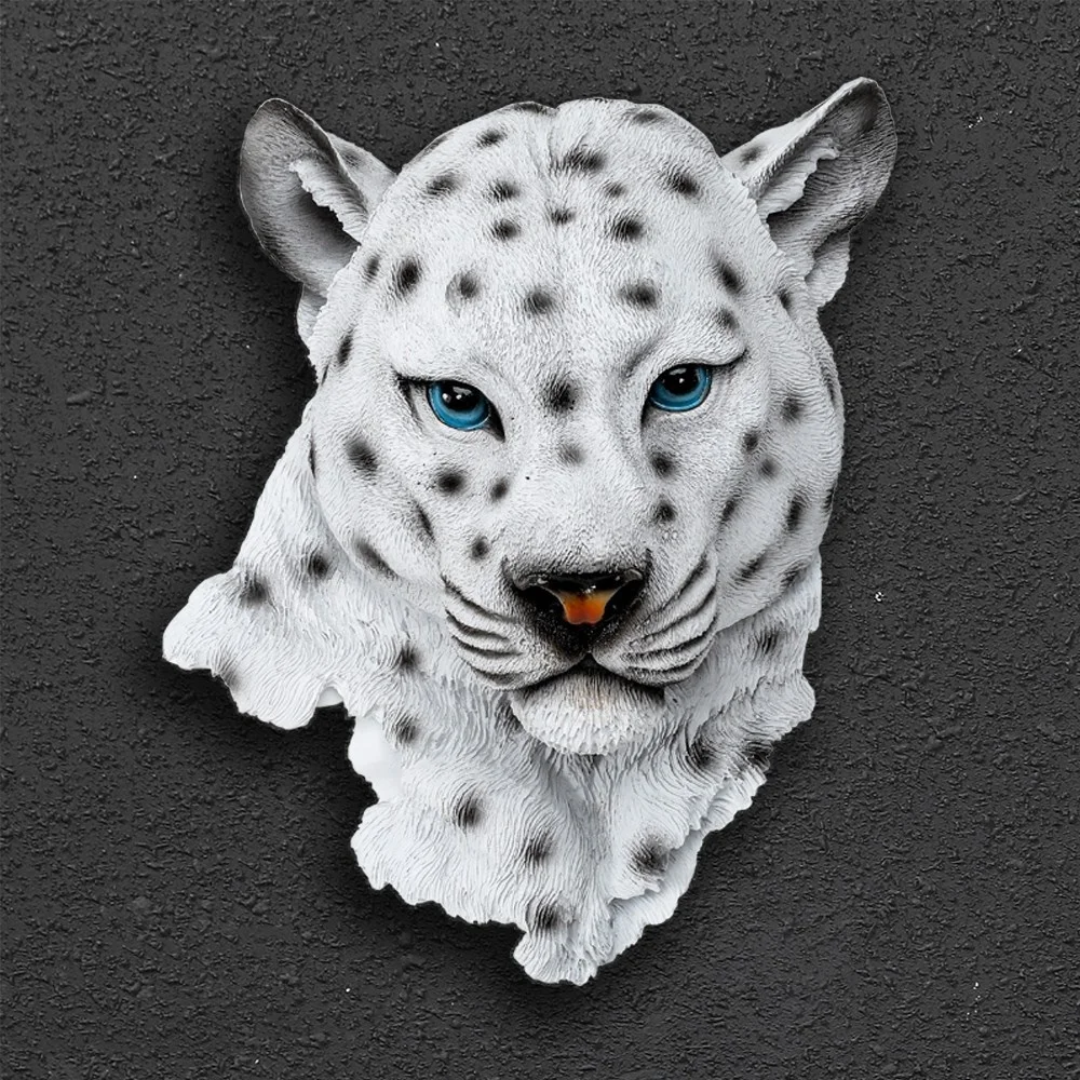 3D Snow Leopard Wall Hanging