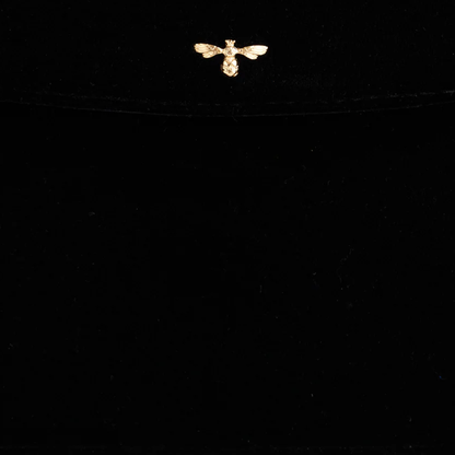 Black Bee Structured Tote Bag