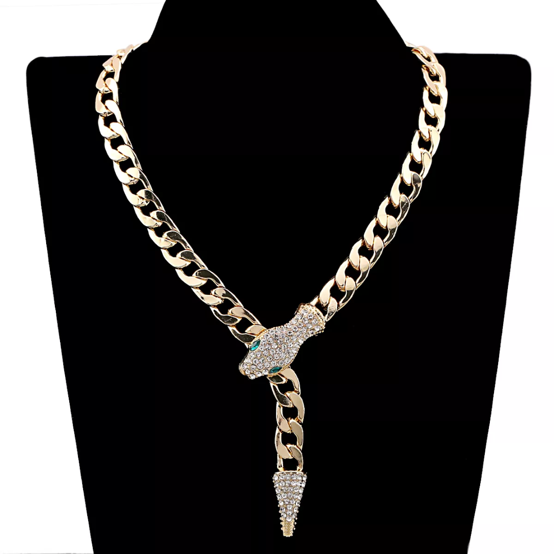 Statement Snake Chain Necklace