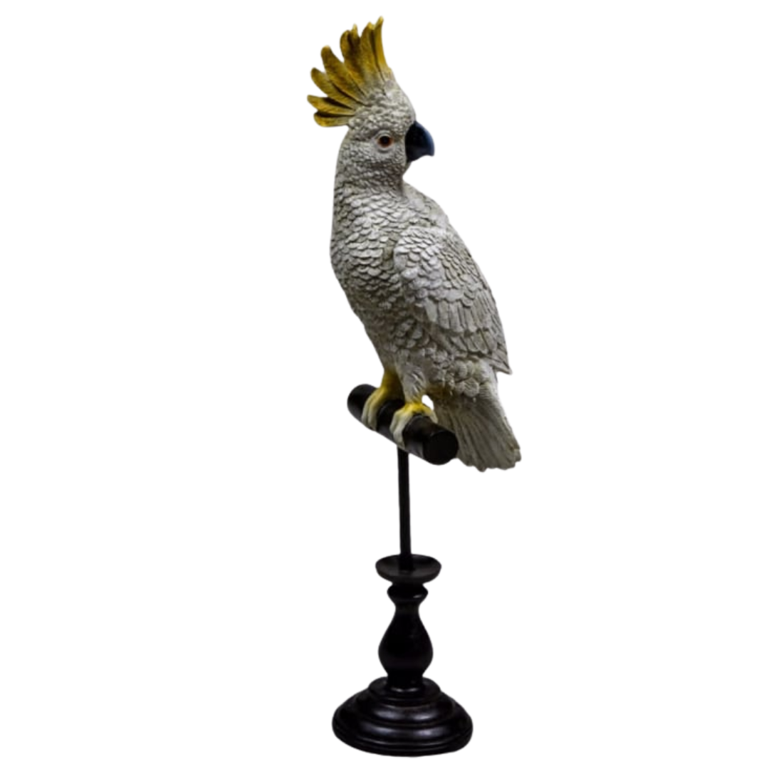 Cockatoo On Perch Figure
