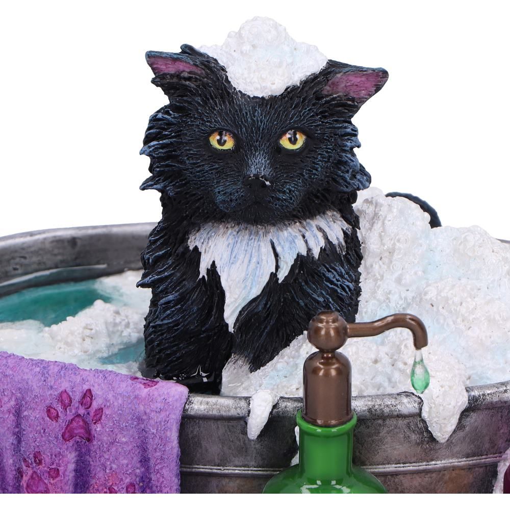 Cat In The Bath Figurine