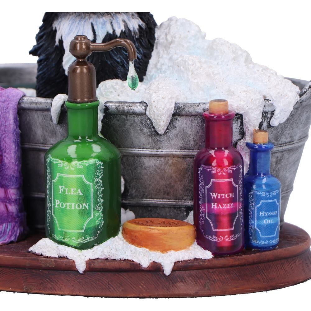 Cat In The Bath Figurine