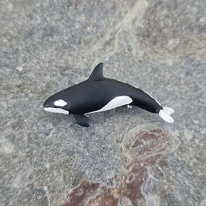 Orca Whale Brooch