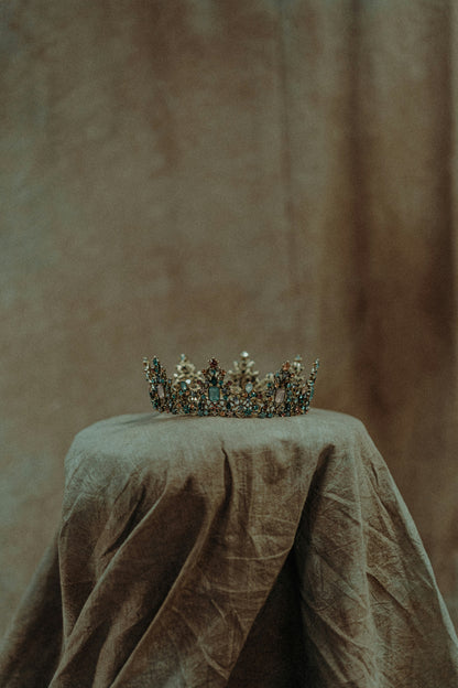Baroque Rhinestone Crown