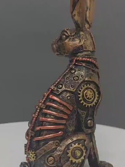 Steampunk Rabbit Sculpture