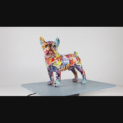 Abstract French Bulldog Statue