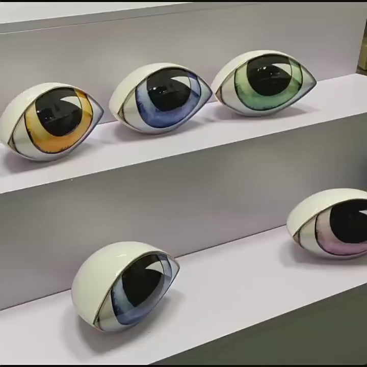 Ceramic Eye Sculpture