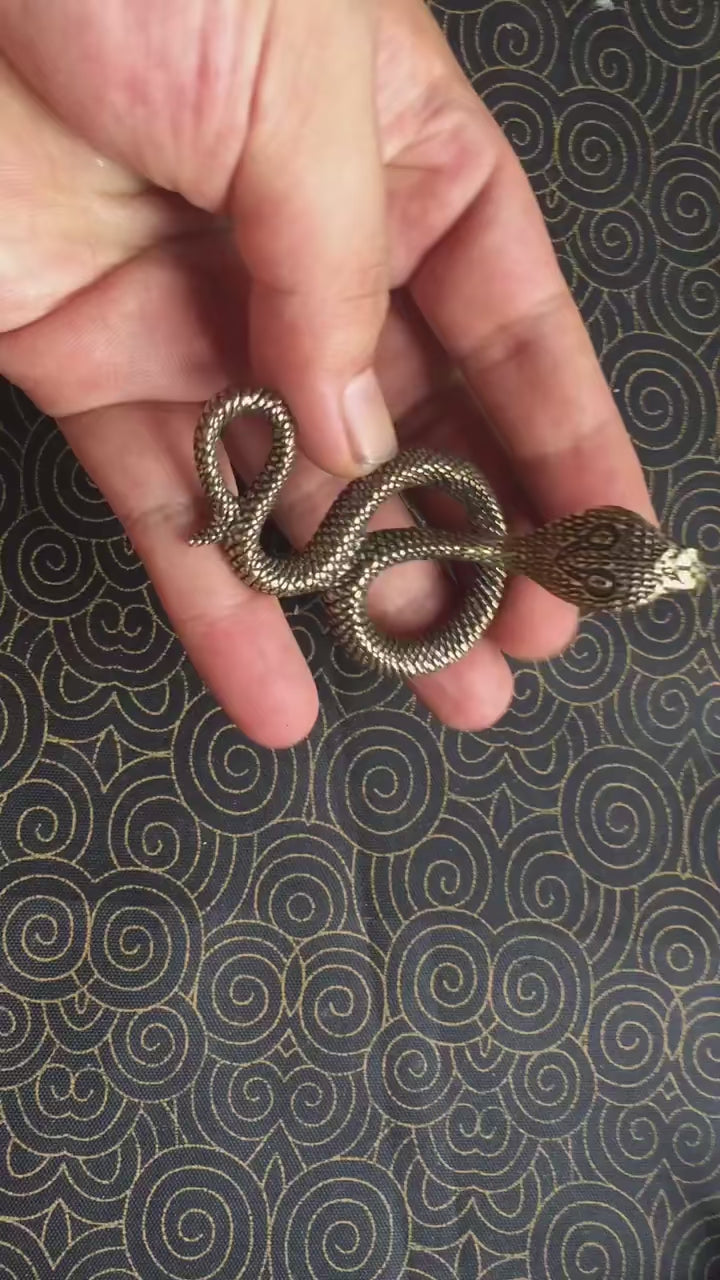 Copper Snake Ornament