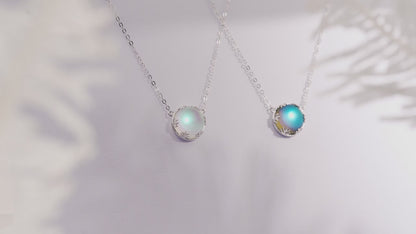 Aurora In The Forest Crystal Necklace