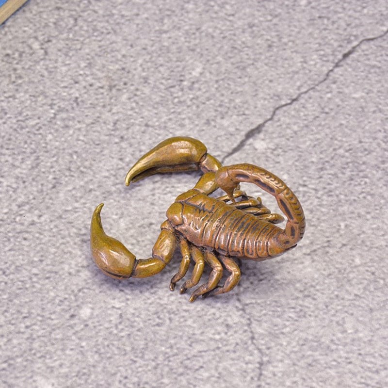 Copper Scorpion Ornament - Floral Fawna
