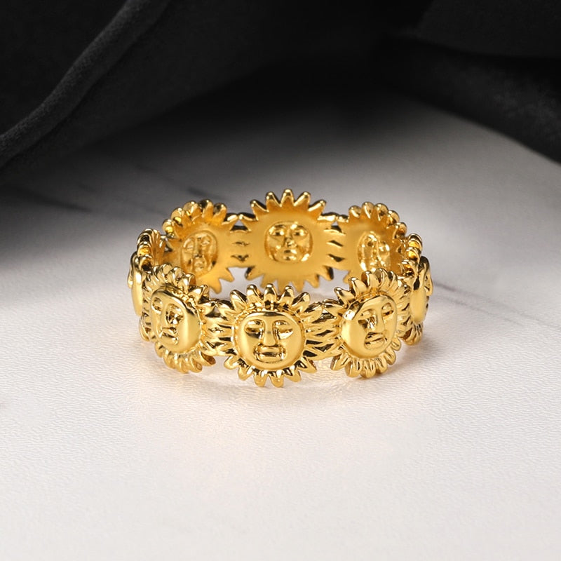 Bohemian Sun Ring - Floral Fawna