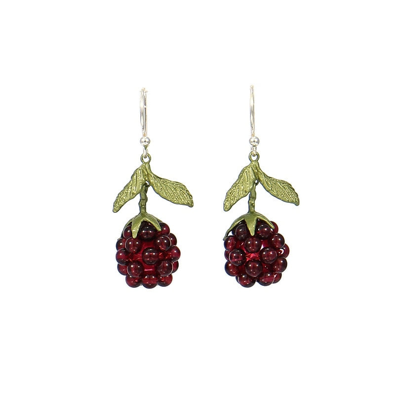 Pomegranate Drop Earrings - Floral Fawna
