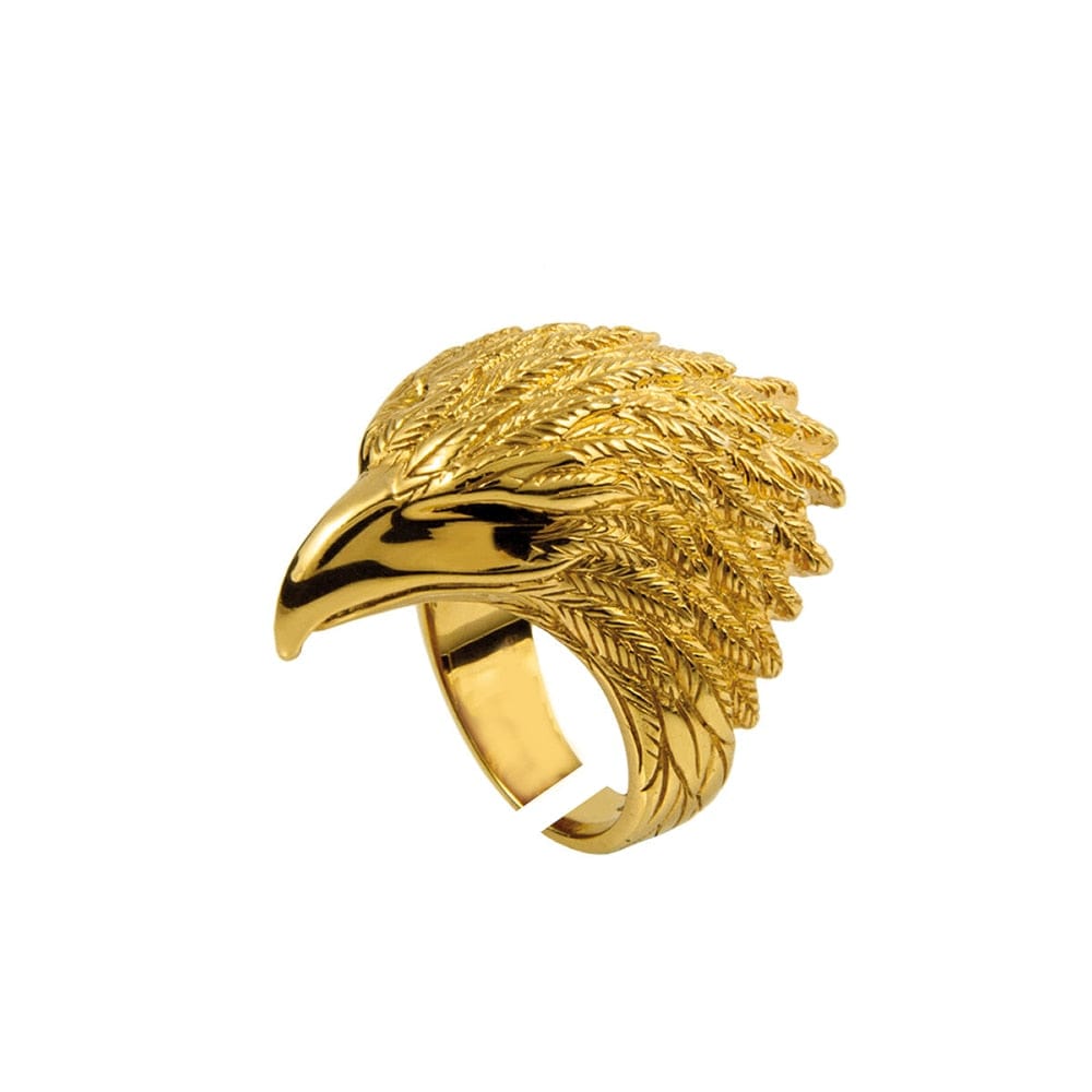Sterling Silver Eagle Ring - Floral Fawna