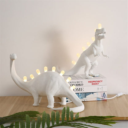 Dinosaur Table Lamp - Floral Fawna