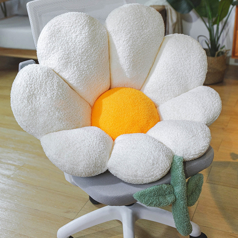 Plush Flower Pillow - Floral Fawna