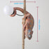 Chameleon On A Rope Ceiling Light - Floral Fawna