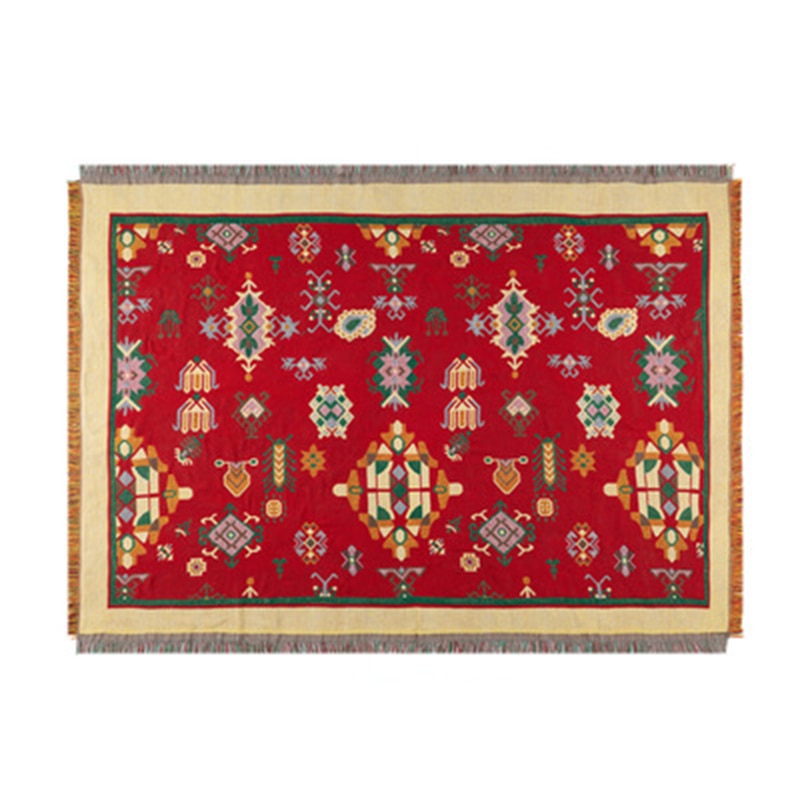 Indian Tribal Throw - Floral Fawna