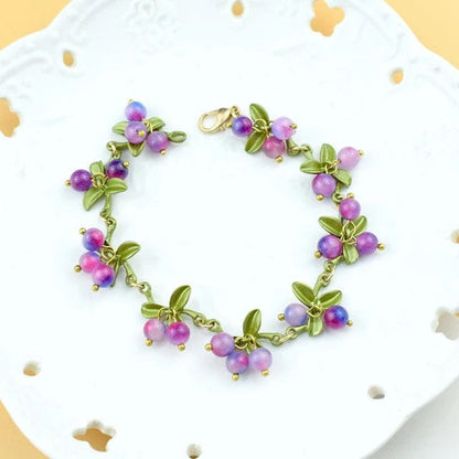 Berry Charm Bracelet - Floral Fawna