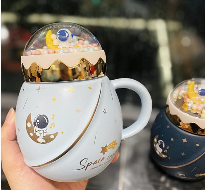 Astronaut Globe Mug - Floral Fawna