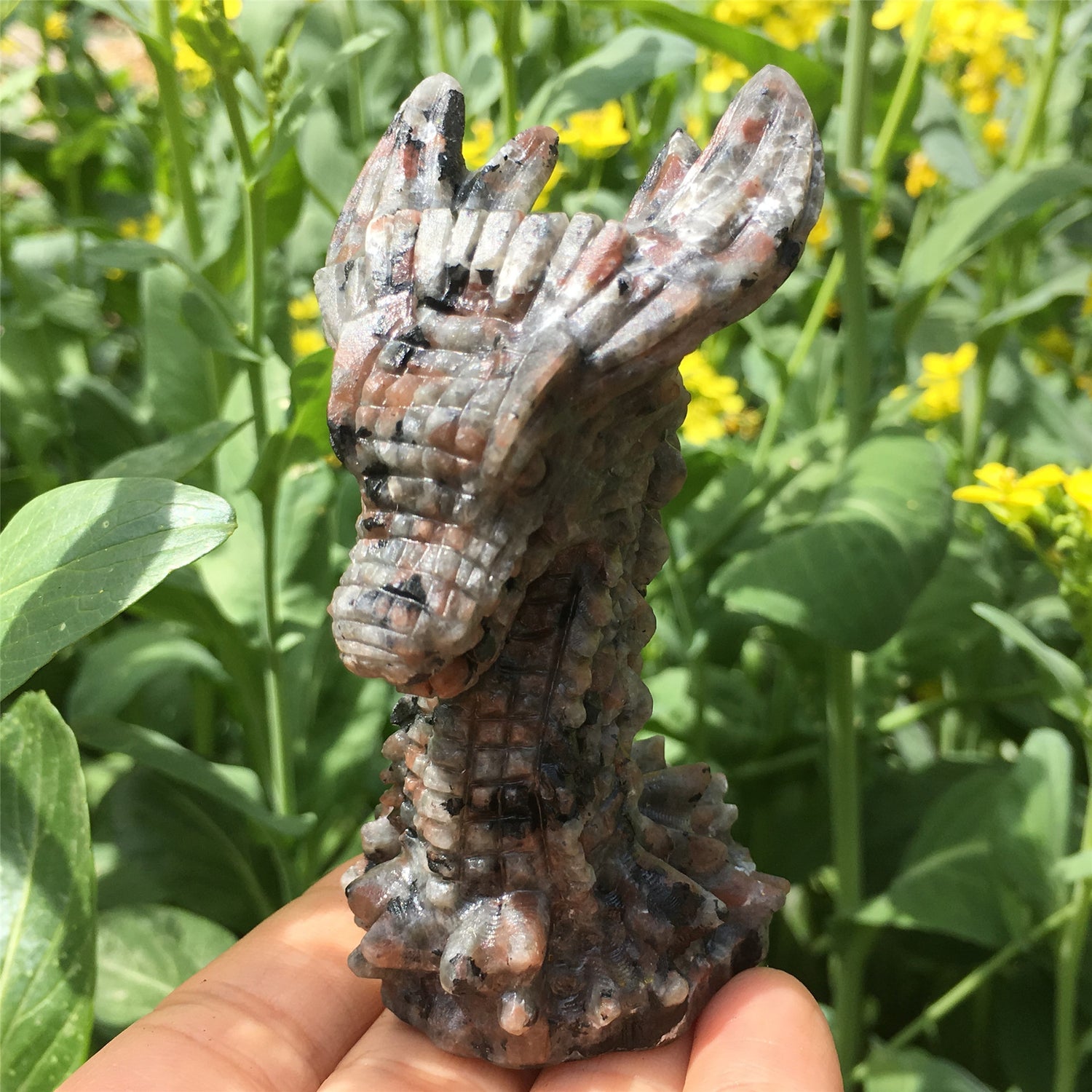 Yooperlite Dragon Crystal - Floral Fawna