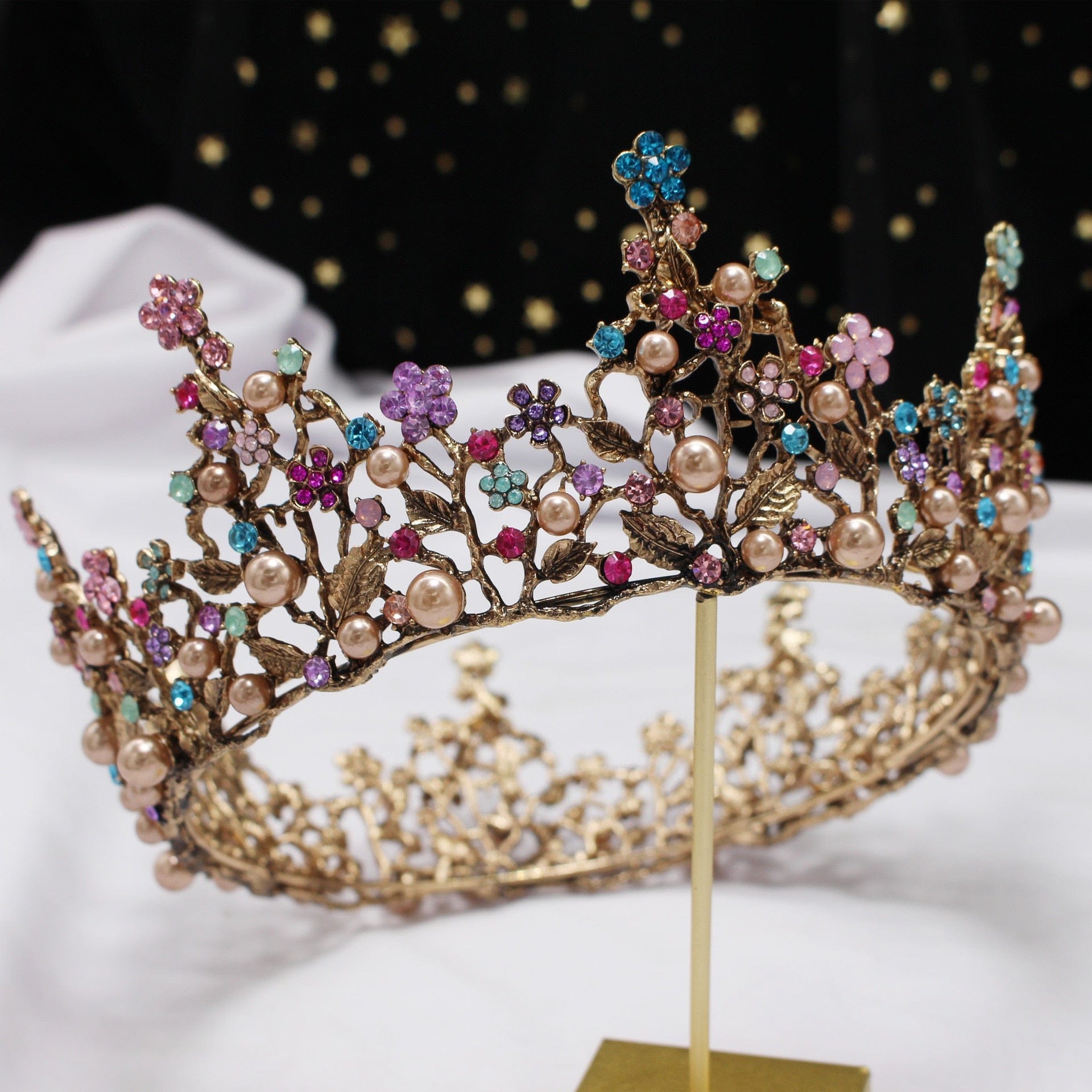 Pearl Floral Crown - Floral Fawna