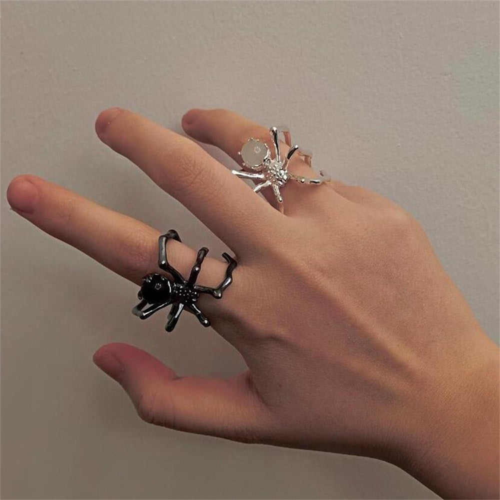 Silver hot sale spider ring