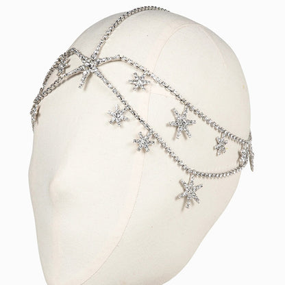 Multilayer Celestial Head Chain - Floral Fawna