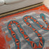 Orange Snake Boho Tapestry - Floral Fawna