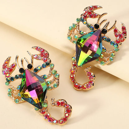 Holographic Scorpion Earrings - Floral Fawna