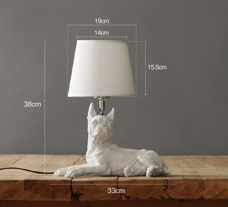 Doggy Table Lamp - Floral Fawna