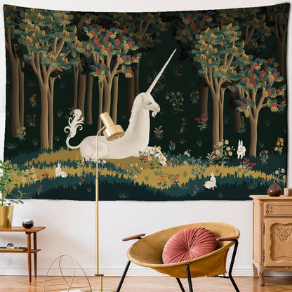 Mythical Unicorn Tapestry