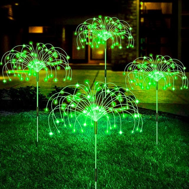 Solar Firework/Jellyfish Outdoor Lights - Floral Fawna