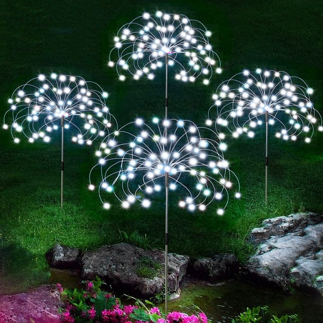 Solar Firework/Jellyfish Outdoor Lights - Floral Fawna