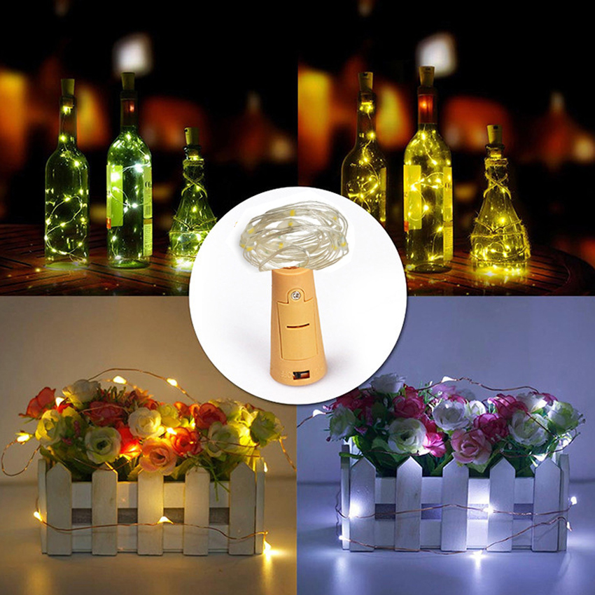 Fireflies in a Bottle Light String - Floral Fawna