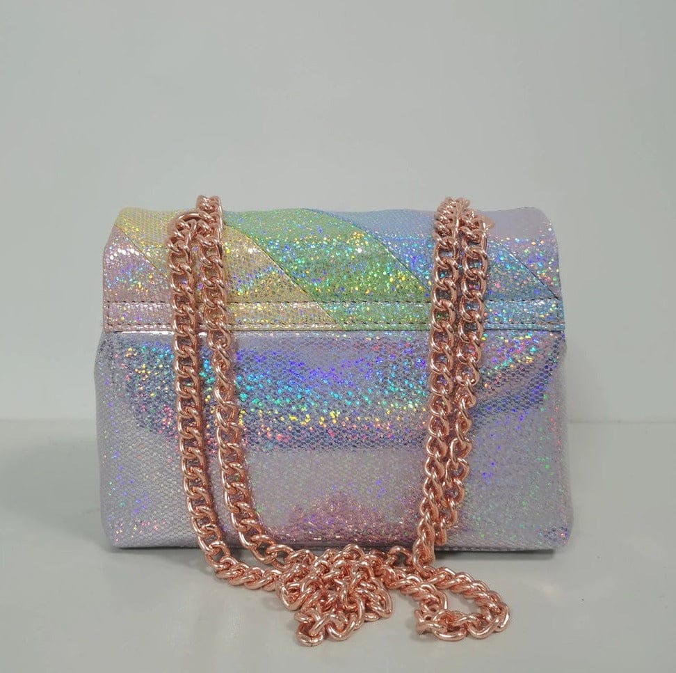 Sequin Striped Eagle Bag - Floral Fawna