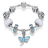Blue Dragonfly Charm Bracelet - Floral Fawna
