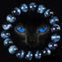 Blue Tiger Eye Natural Stone Bracelet - Floral Fawna