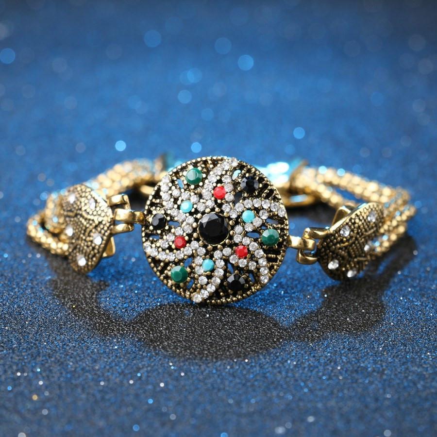 Colorful Star Design Bracelet And Ring Set - Floral Fawna