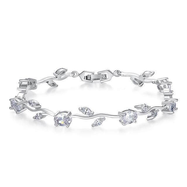 Enchanted Rose Crystal Bracelet - Floral Fawna
