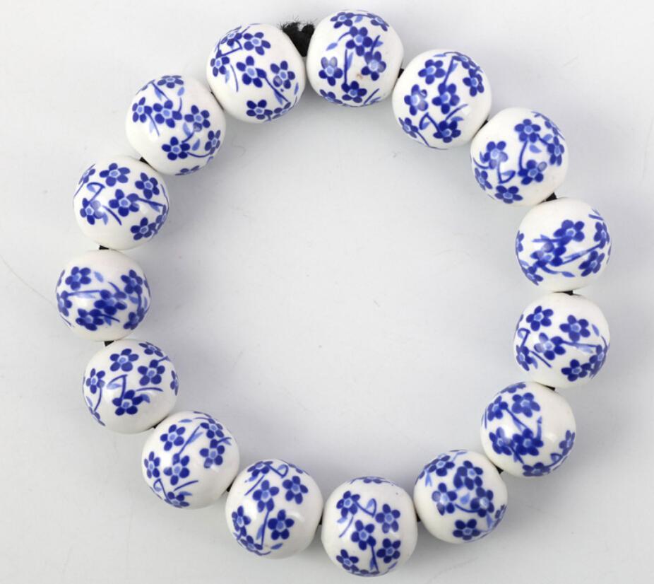 Jingdezhen Porcelain Beads Bracelet - Floral Fawna